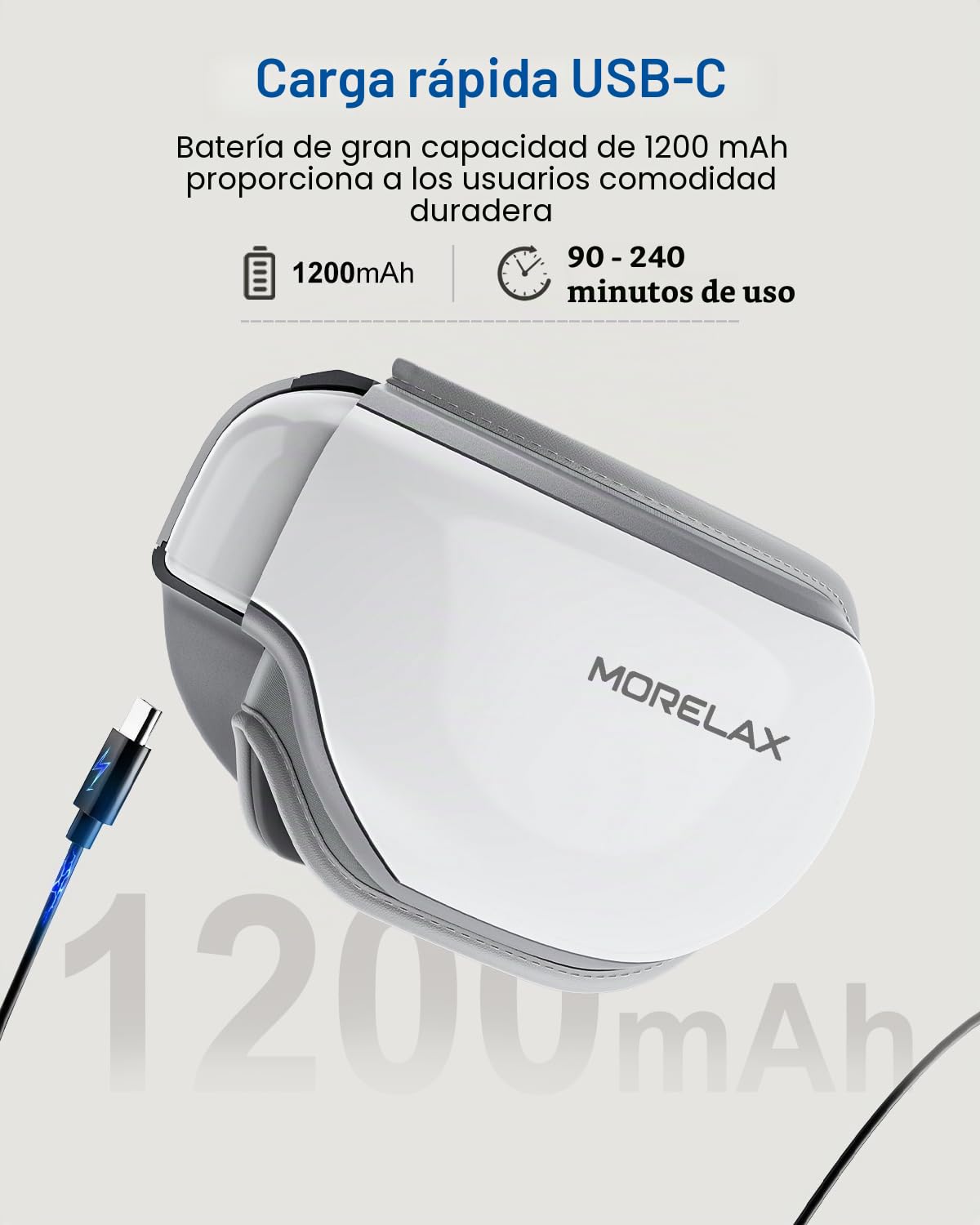 Masajeador de ojos con calor y música Bluetooth, regalos de cumpleaños para mujeres, reduce la tensión ocular, alivio del dolor de cabeza y mejora el sueño, dispositivo de cuidado de los ojos para la
