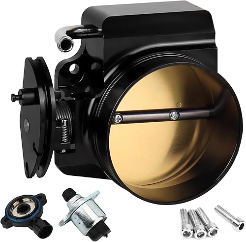 Conjunto de cuerpo del acelerador de 4.016 in con sensores de posición del acelerador TPS e IAC y control de aire en ralentí compatible con GM Gen