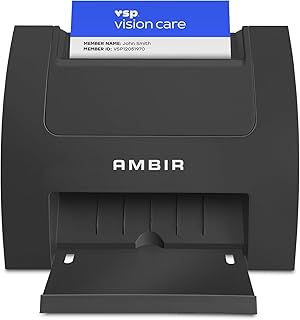Ambir Card Scanner PS670ST-AS High Speed Single Sided Vertical USB Powered Card Scanner for Windows PC and MAC