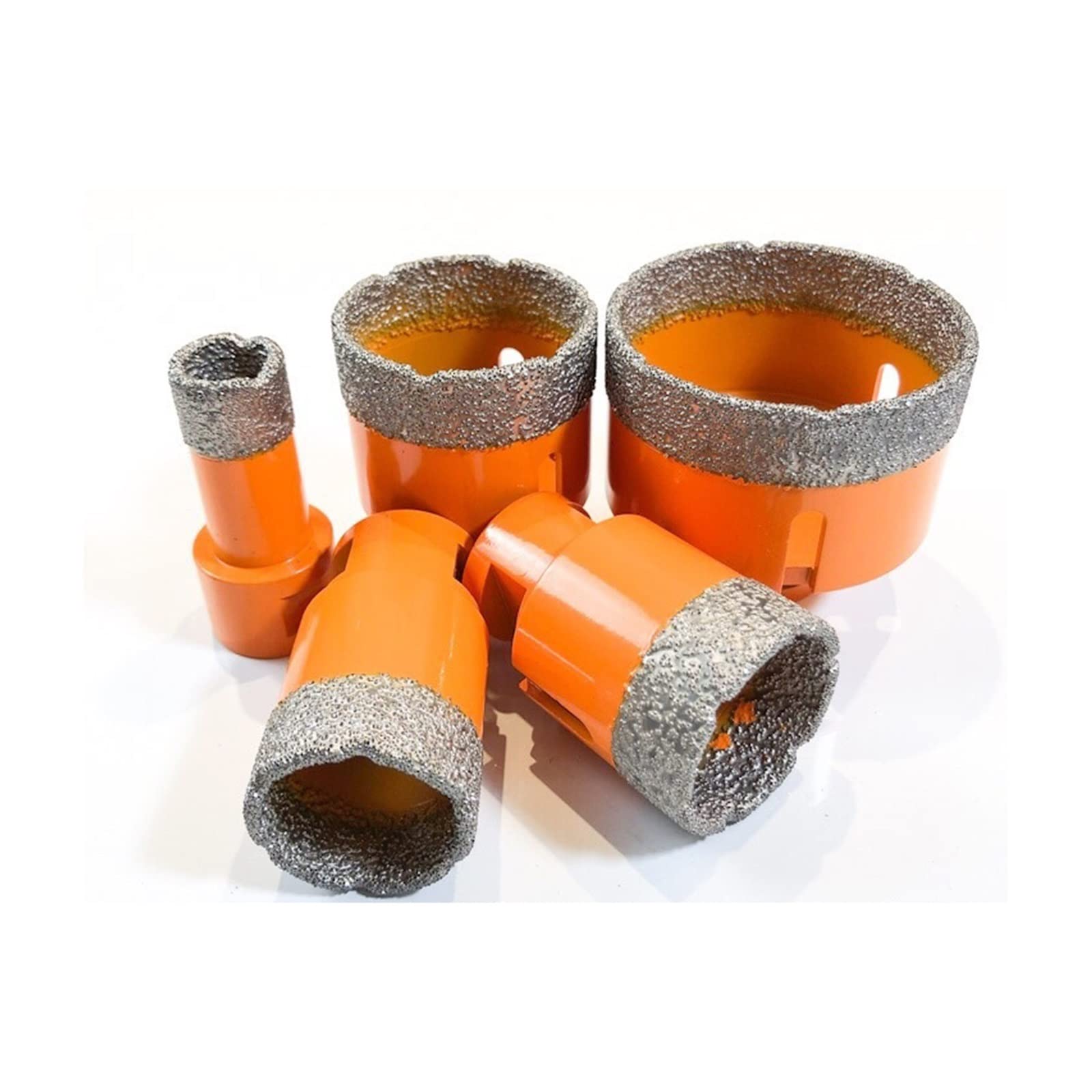 Bezszwowe urządzenie do ustawiania szwów, 5 szt. Zestaw do wycinania otworów w płytkach do porcelanowych płytek ceramicznych Marmurowy granit 25/35/40/50/68 mm Zestaw wierteł diamentowych do otwornicy