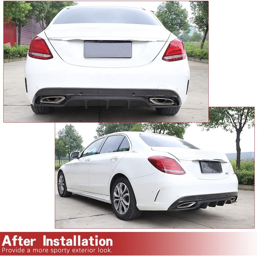 YujieNB Heckspoiler Für Mercedes C-Klasse W205 Limousine 2015-2019 - Sportliches Design