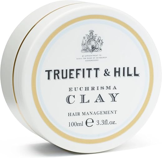 Truefitt &amp; Hill Hair Styling Clay | 100gm | Best for Short to Medium Hair |Strong Hold| Matt Finish |Restylable | Easy Was...