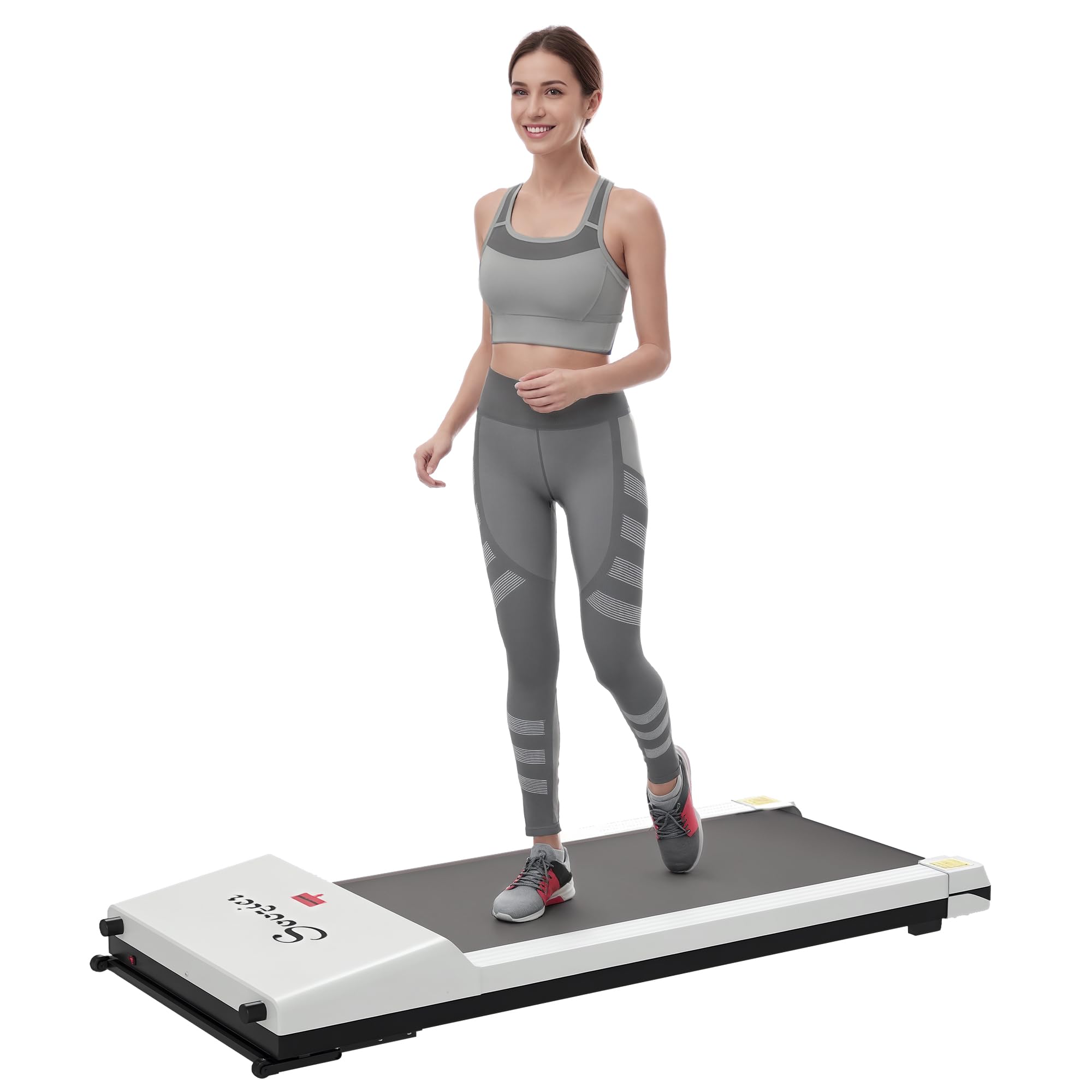 Soozier Under Desk Treadmill Portable Walking Pad With Foldable