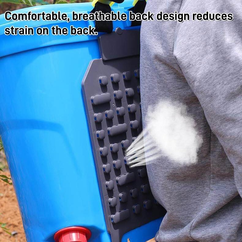 Fertilizadora manual en mochila para 25kg miniatura 4