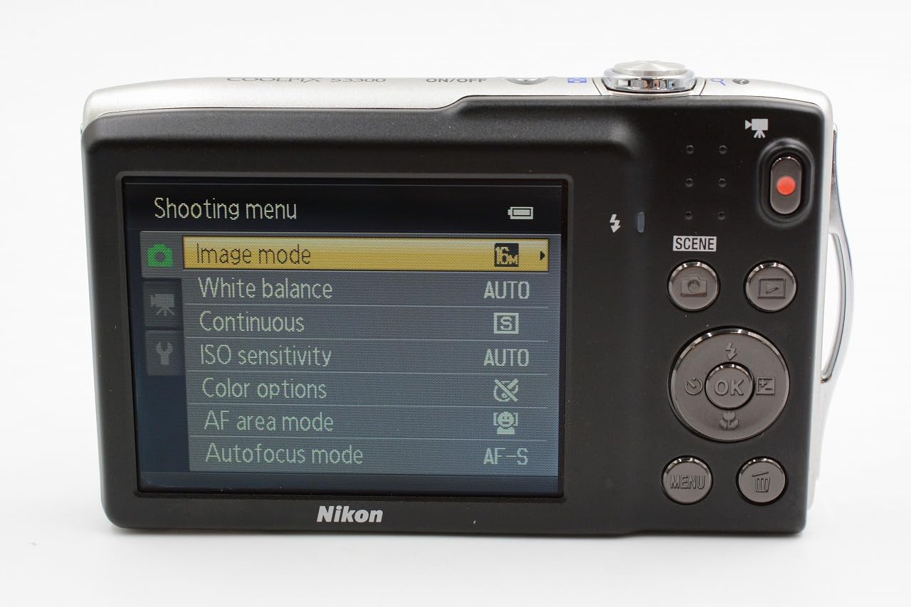 Amazon.com : Nikon Coolpix S3300 16 Megapixel Digital Camera