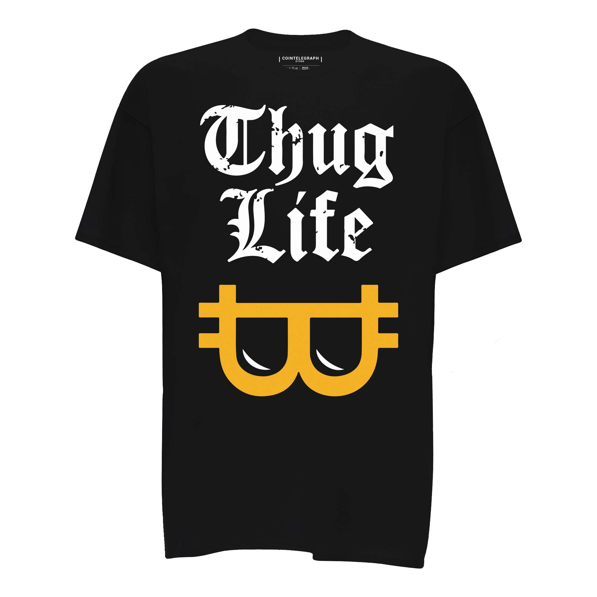 Cointelegraph Thug Life Crypto T Shirt Unisex Cryptocurrency Blockchain  Medium | Desertcart Seychelles