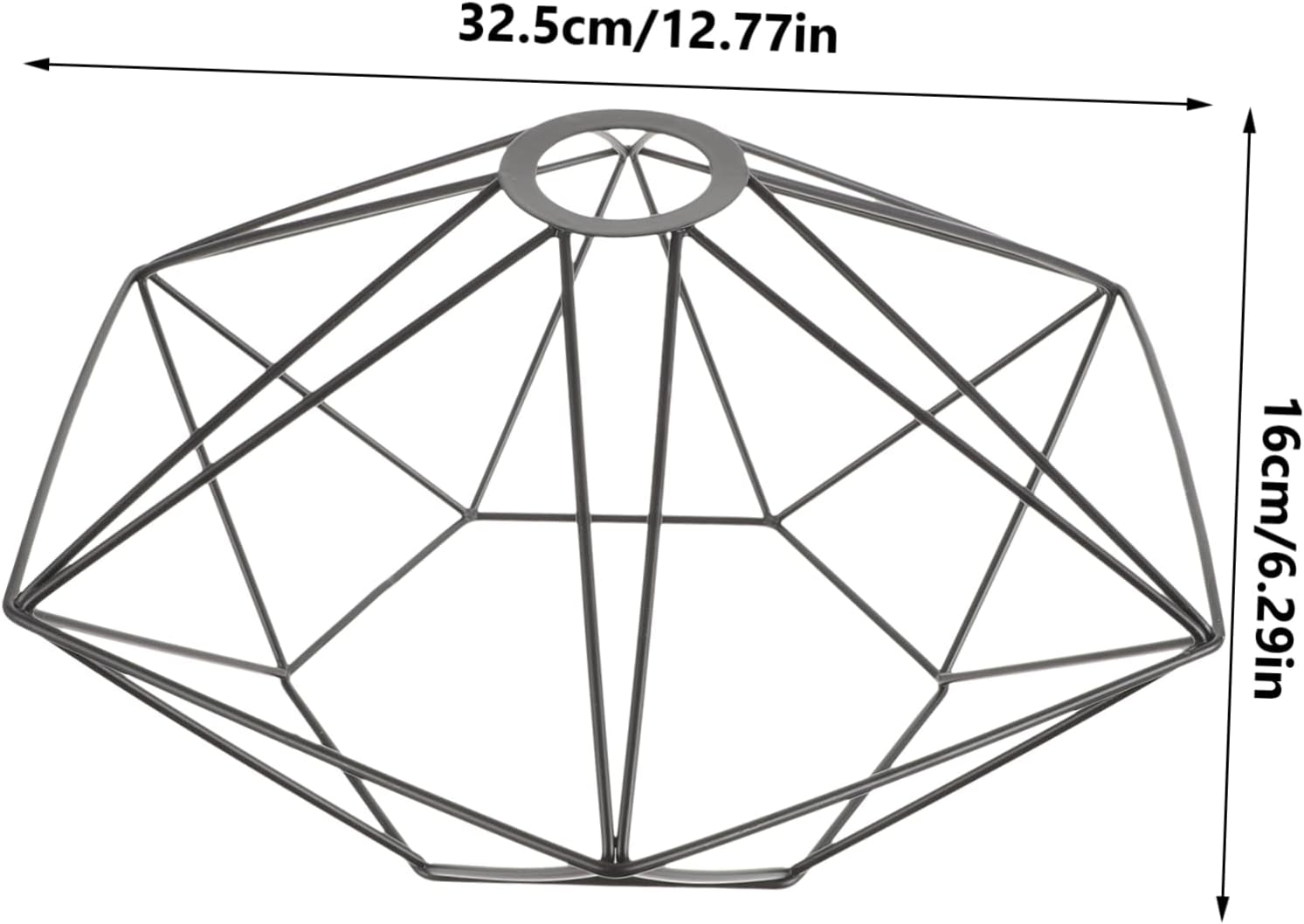 Mipcase Metal Pendant Light Shade Replacement Hollow Out Lampshade for Bulb Modern Artistic Design for Dining Room and Hallway Sturdy Metal Construction