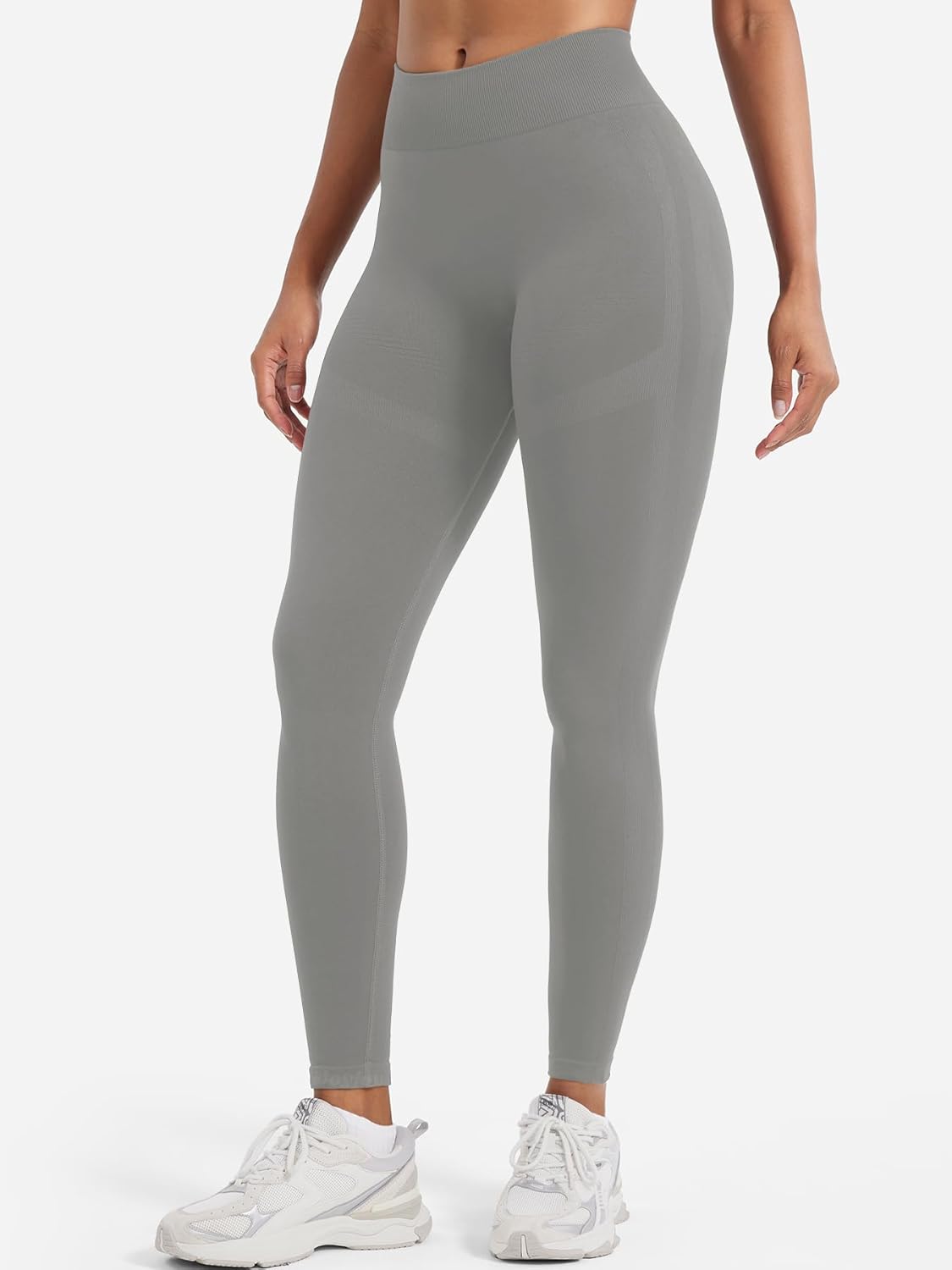 VOYJOY Workout Leggings for Women Seamless Scrunch Butt Lifting Leggings High Waisted Gym Yoga Pants