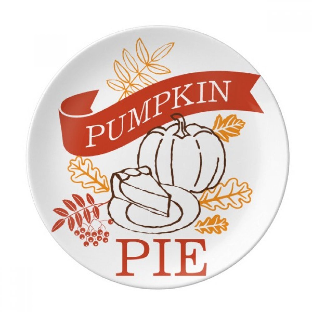 Assiette Thanksgiving porcelaine vaisselle dessert maison 20cm