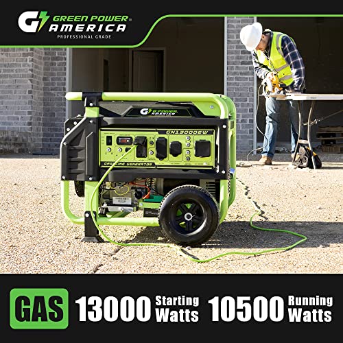 Green-Power America GN13000EW Portable Generator 13000 Watt,Gasoline Powered,Recoil/Electric Start thumb #4