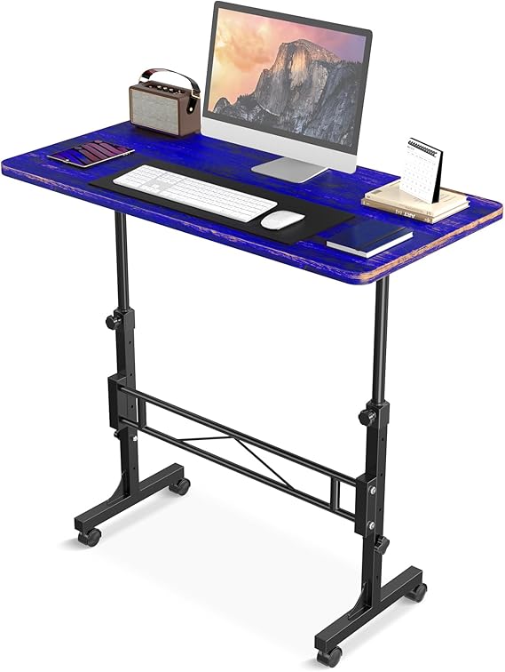 Amztabler Small Standing Desk Adjustable Height, Portable