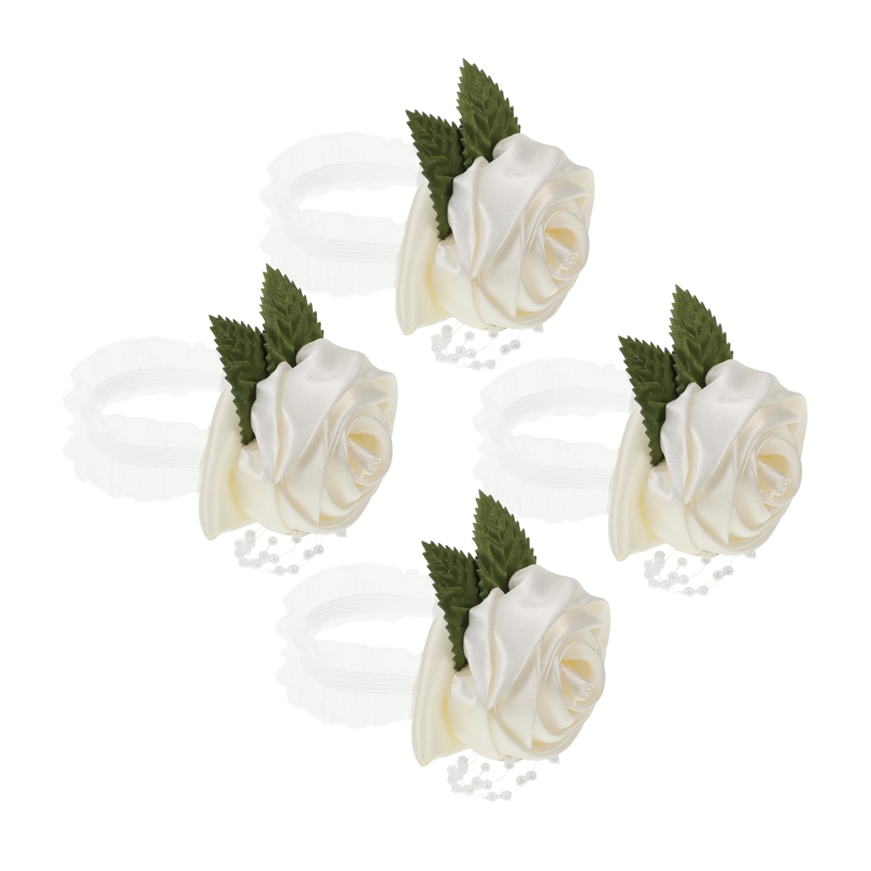 BESPORTBLE Braccialetti Floreali per Damigelle d'Onore Braccialetti Floreali per Matrimoni Braccialetti Floreali per Damigelle d'Onore Braccialetti Floreali per Matrimoni Nastri