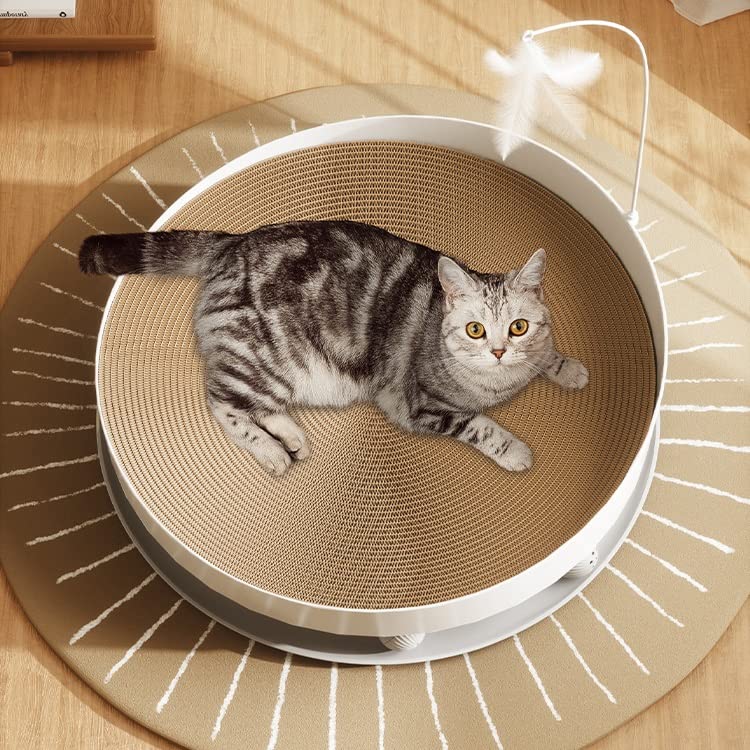 Griffoir pour chat planche à gratter résistante à l'usure format rond