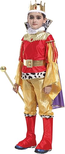 Miniatura 4 de Disfraz de Halloween para niños y niñas, disfraz medieval de guerrero del príncipe rey