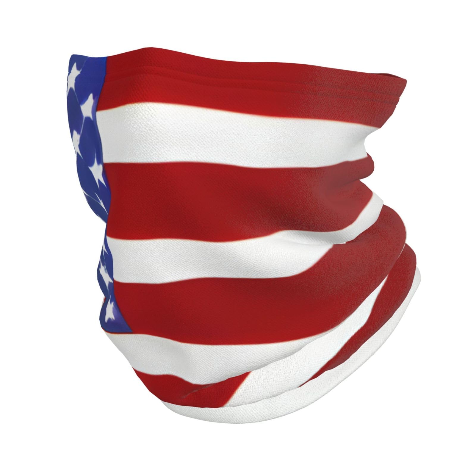 American Flag Baseball Print Neck Thermal Scarf Men Women For Skiing Cycling Running Outdoor Sports Headwear