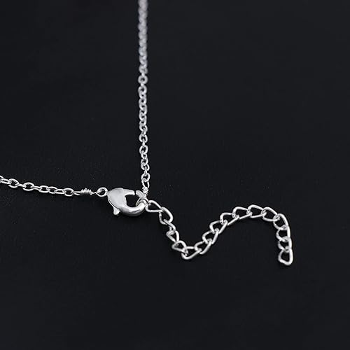 Miniatura 6 de Gempires Pink Amethyst Heart Necklace, Love Crystal Pendant, February Birthstone, Trendy, Minimal, Gift for Her, 18 + 2 inch Adjustable Silver