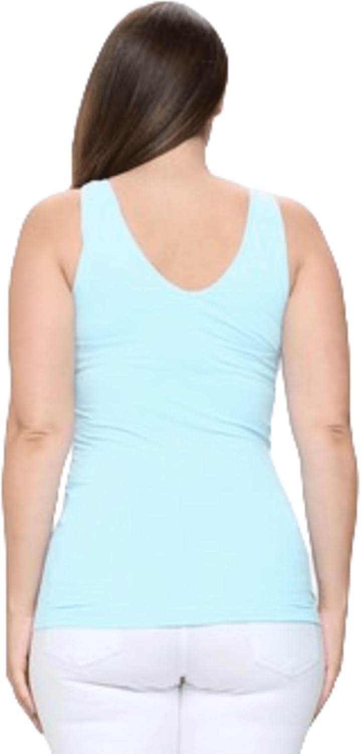 Womens Seamless Reversible Tank Top - Image 4