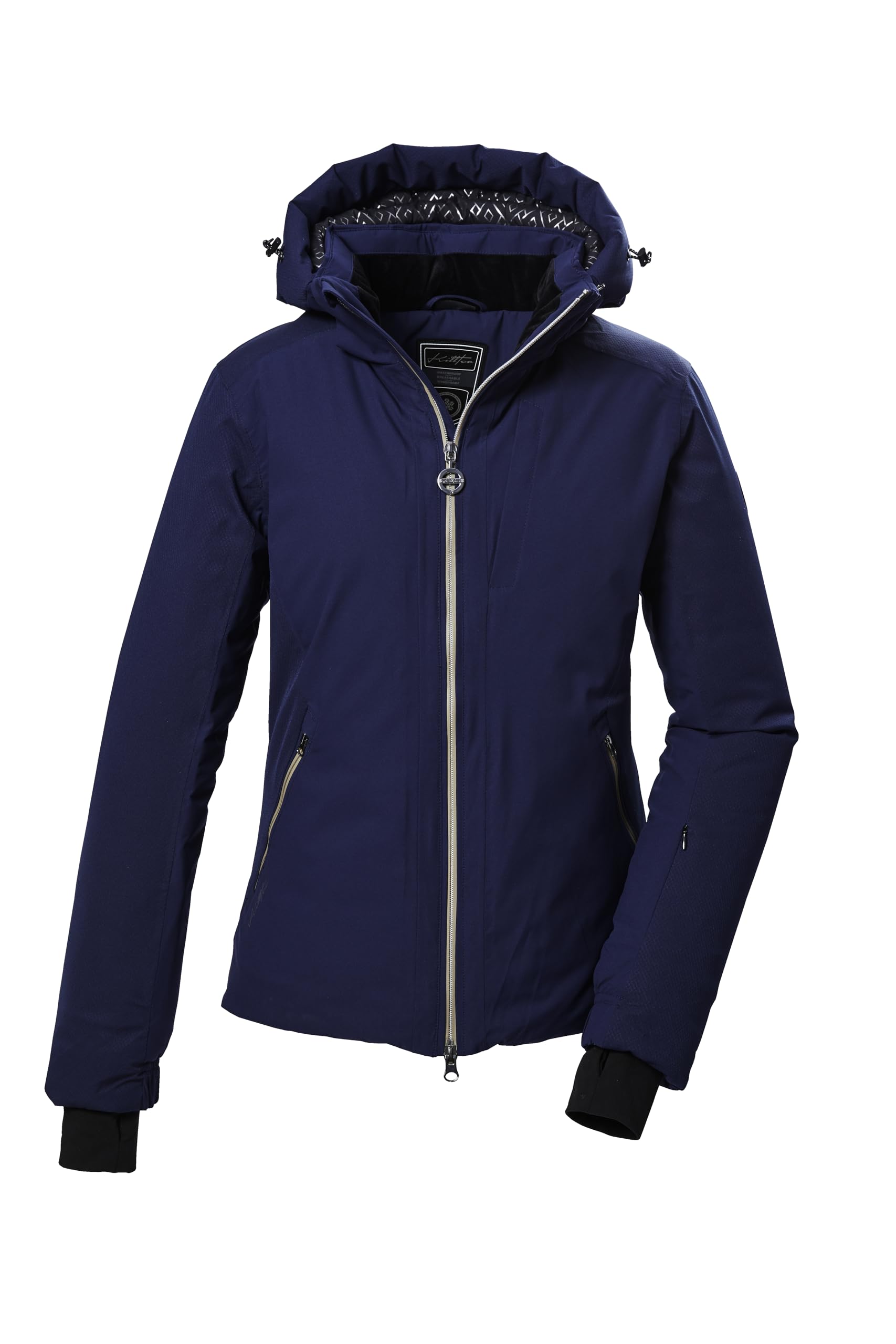 killtec dames Ski-jack/functioneel jack met afritsbare capuchon KSW 37 WMN SKI JCKT, kiwi, 36, 41971-000