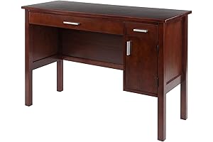 Winsome Wood Emmett Writing Desk | Sturdy Computer Desk With Drawers |...