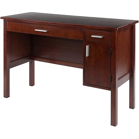 Winsome Wood Emmett Writing Desk | Sturdy Computer Desk With Drawers |...