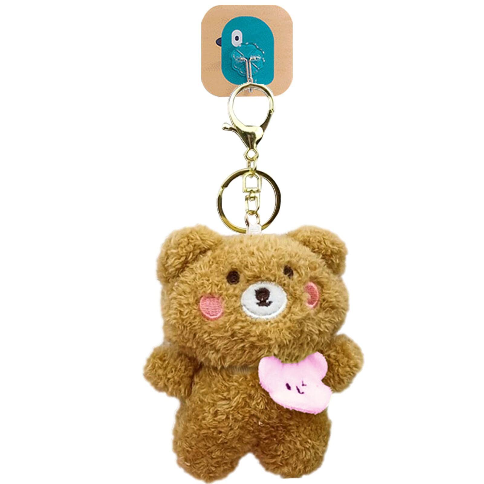 Amazon.co.jp: くまのぬいぐるみキーホルダー | ふわふわクマの