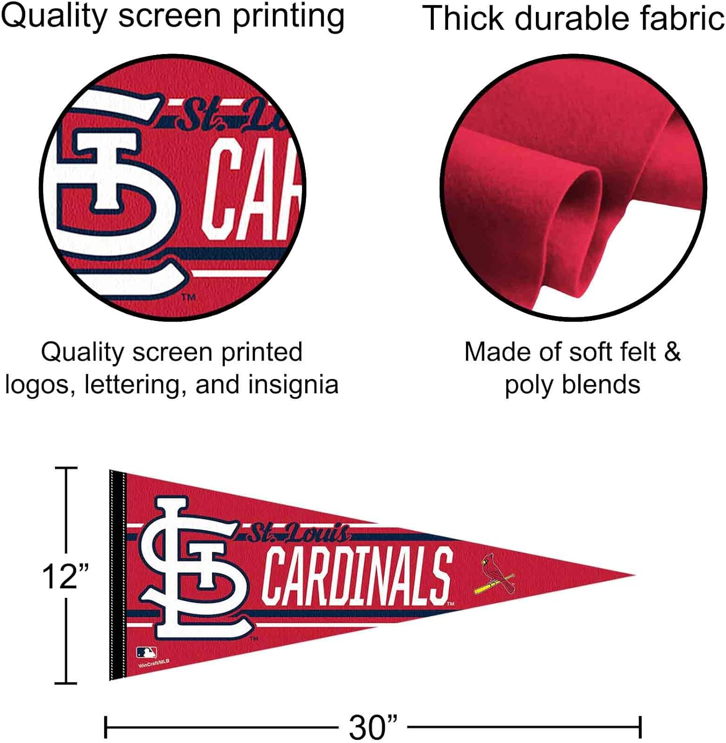 St. Louis Cardinals Large Pennant - Image 2