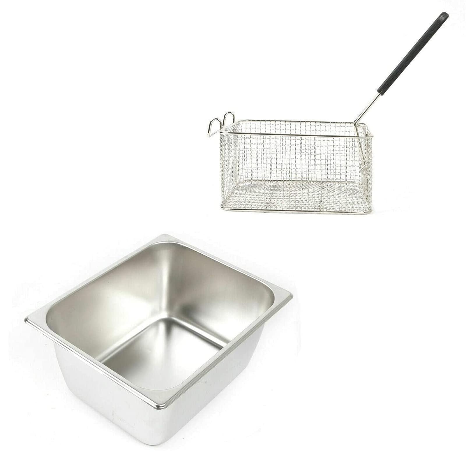 Freidora Eléctrica Industrial con Cesta para Uso Industrial y de Cocina, 10L/20L
