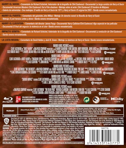 Harry el sucio Pack 1-5 (Blu-ray)