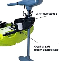 Vista 4 de Newport Soporte de motor de travesaño con motor de arrastre - Kayaks - Agua dulce y salada - 1 tamaño, gris