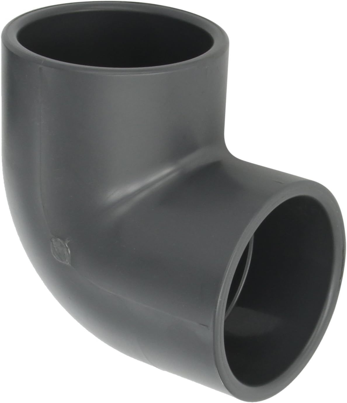 Spears 806 Series PVC Pipe Fitting, 90 Degree Elbow, Schedule 80, 3" Socket