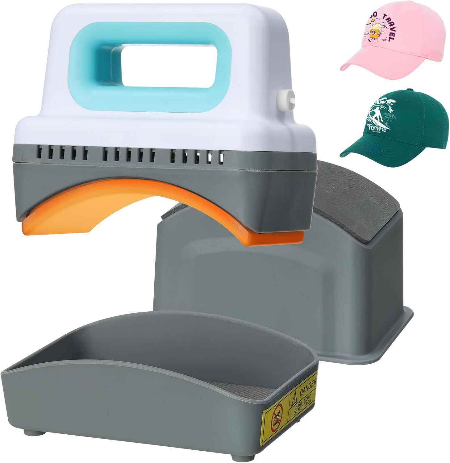 XDOVET Hat Press Machine, Mini Heat Press for Caps with 4 Heating ...