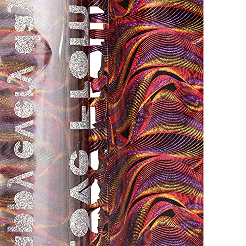 Mabende Tie Dye Glitter Heat Transfer Vinyl Bundle 8 Piece 12''X 10'',Clouds Watercolor Glitter Iron-On Htv,Pu Rainbow Color Sparkle Adhesive Vinyl Sheets For Diy Art Crafts Fabric (Tie Dye Glitter) #TOP5