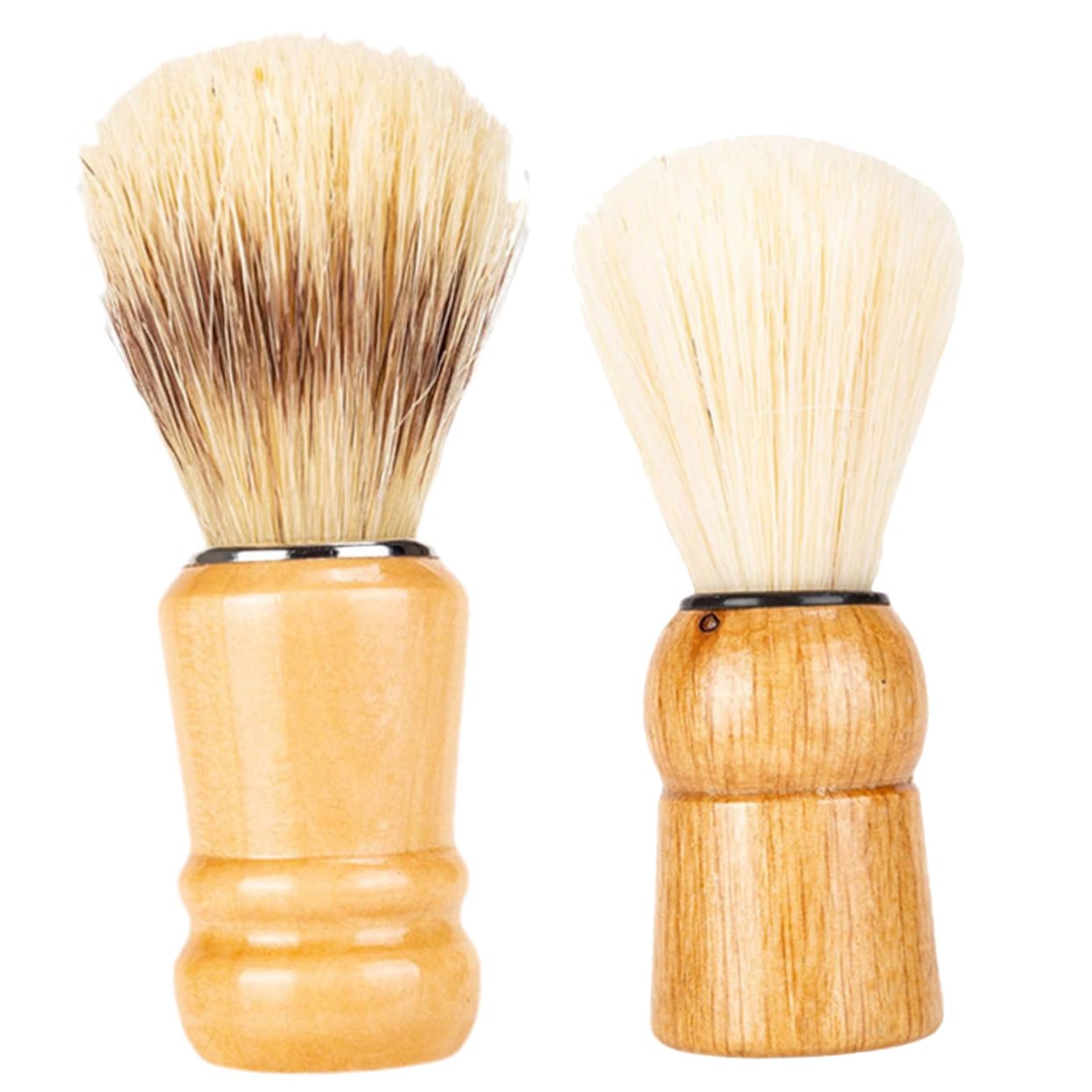 Healeved 8pezzi Pennelli Da Barba Legno Pennello Per Barba Setole Di Cinghiale Per Uomini Per La Festa Del Papà Uso Domestico e Viaggio