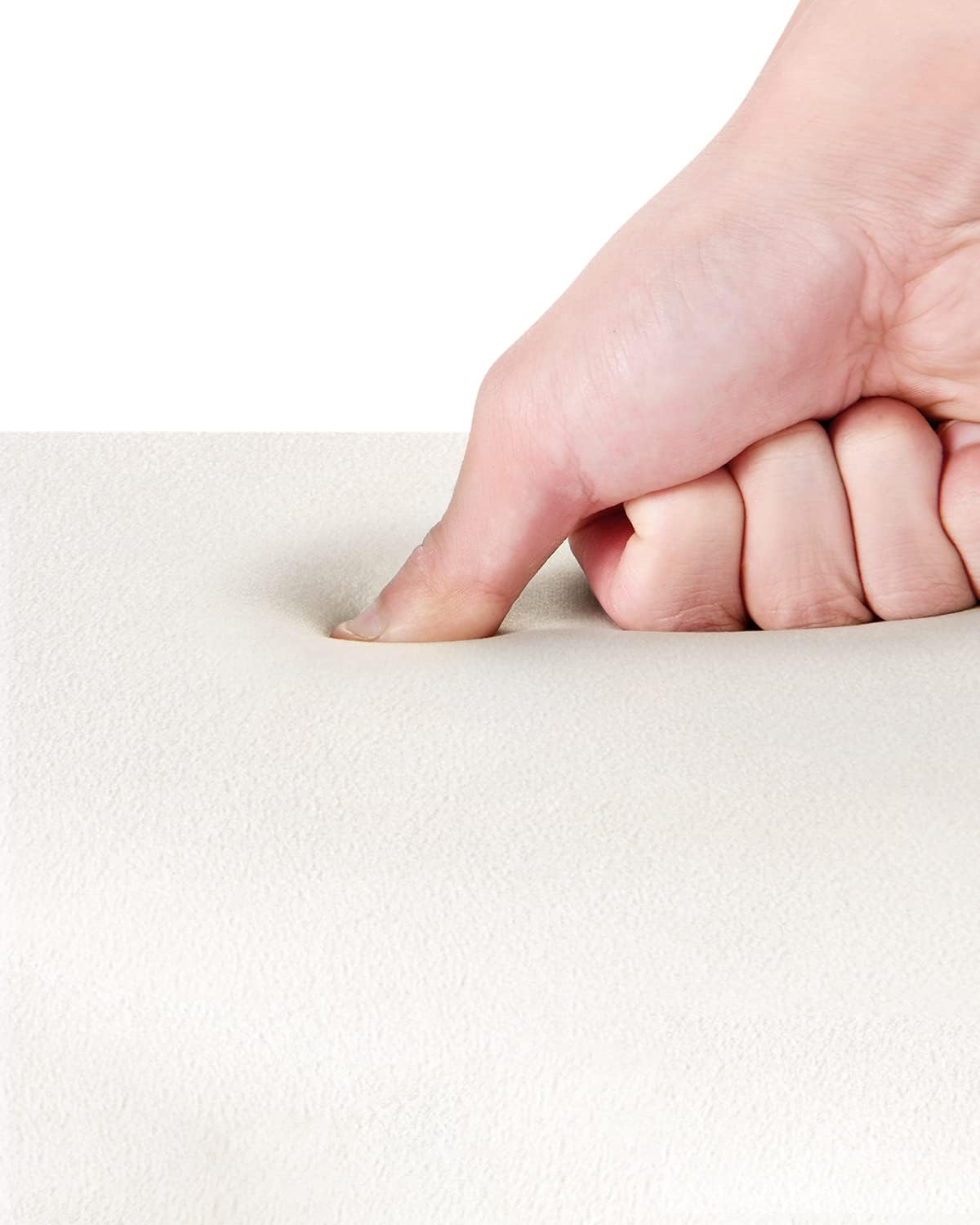 Donner Piano Bench with Storage, Solid Wood Keyboard Bench Piano Bookcase Stool Chair Seat with High-Density Suede Cushion, White