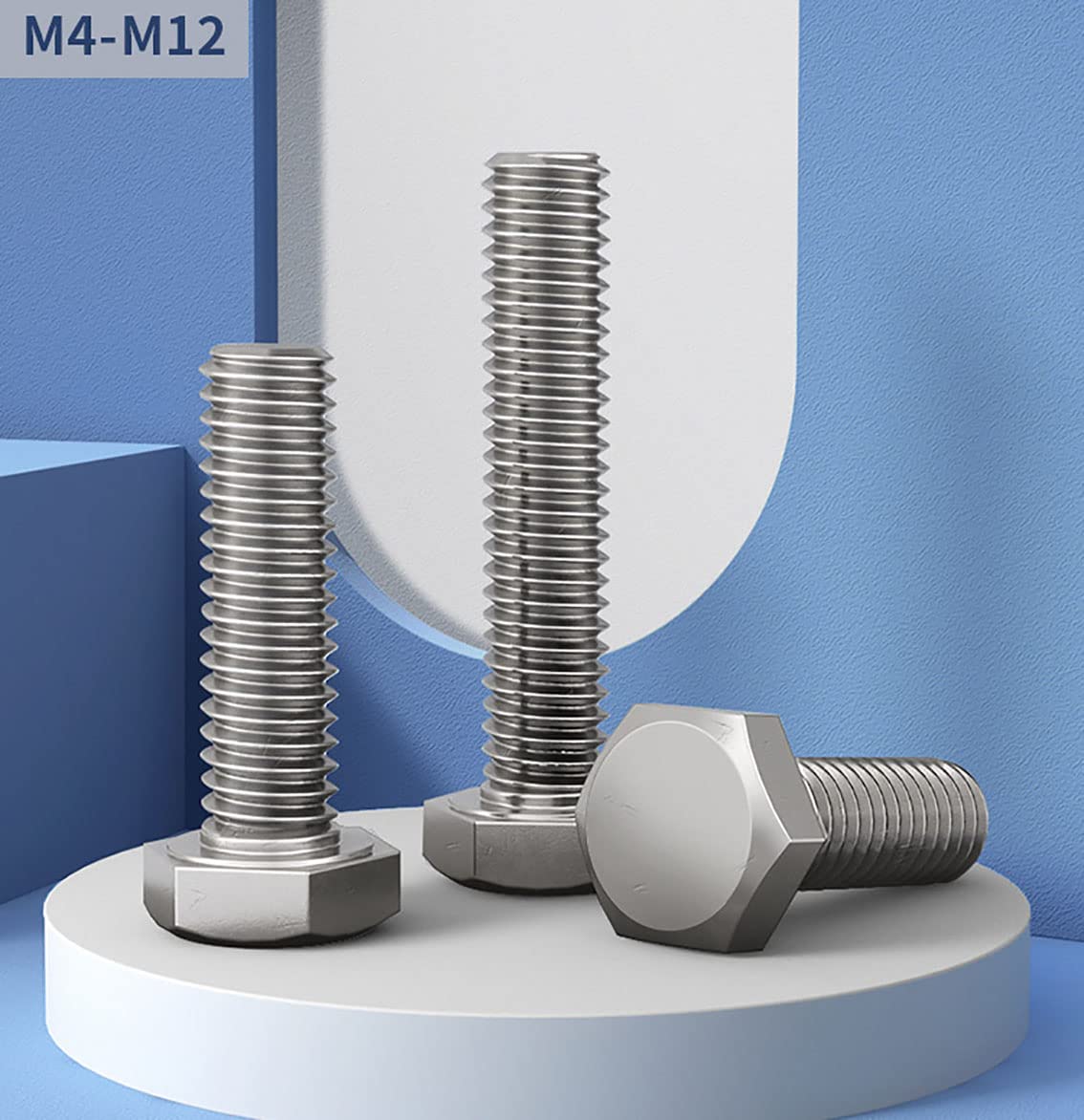 Viti Esagonali Filettatura Sinistra M10 M12 M14 M16 - Acciaio Inox V2A A2 - Metriche, Nuove