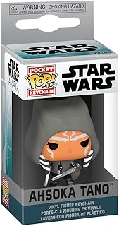 Funko POP! Keychain: Star Wars: Ahsoka - Ahsoka Tano w/Dual Lightsabers - Collectable Vinyl Mini Figure Novelty Keyring - Stocking Filler - Gift Idea - Official Merchandise - TV Fans - Minifigure