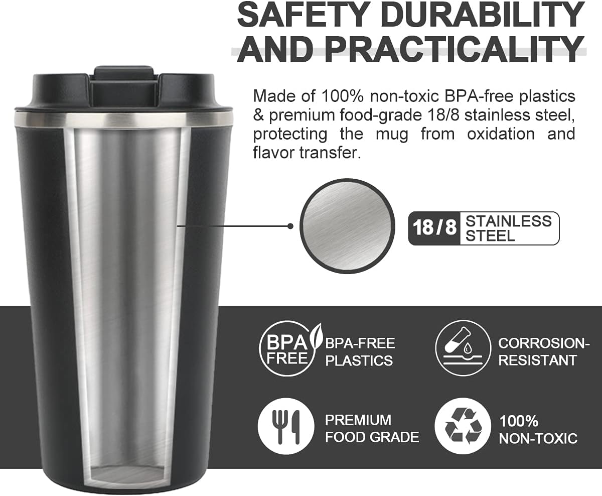AeroPress Reismok voor Koffie met Handgreep, Dubbelwandig