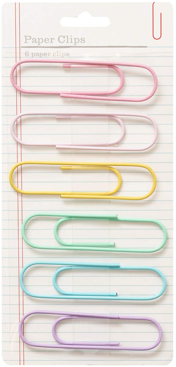 AMERICAN CRAFTS Pastel Giant Paper Clips