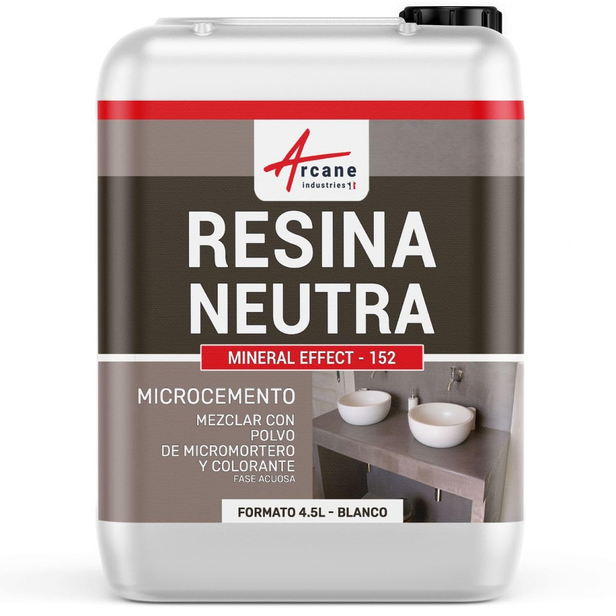 ARCANE INDUSTRIES Resina Neutra para HORMIGÓN Pulido - 4.5 L