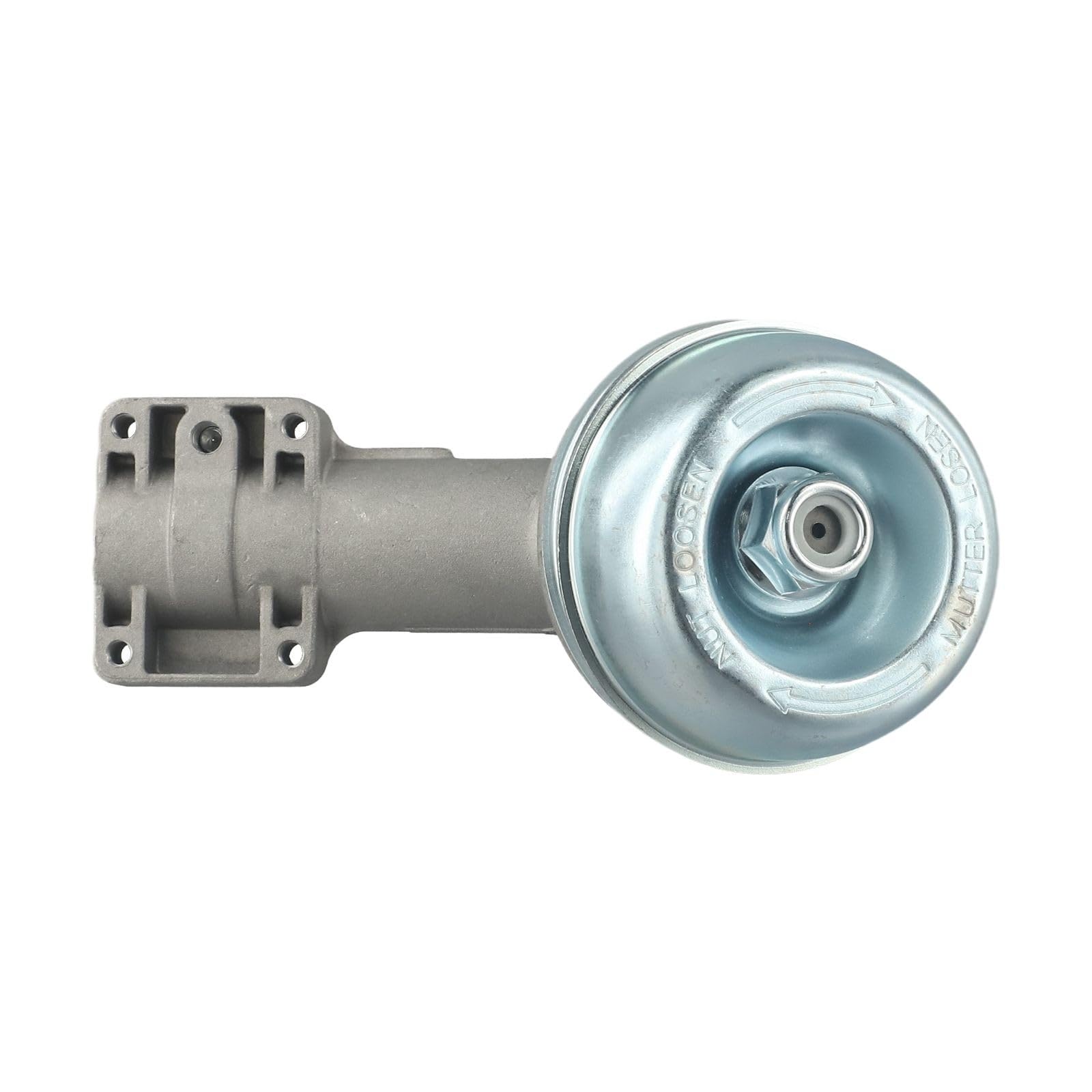 Cabezal de engranaje de 10 dientes para desbrozadora, aleación de aluminio, diámetro de eje cuadrado de 25,4 mm, para FS-R, FS120, FS200 y otros modelos Stihl