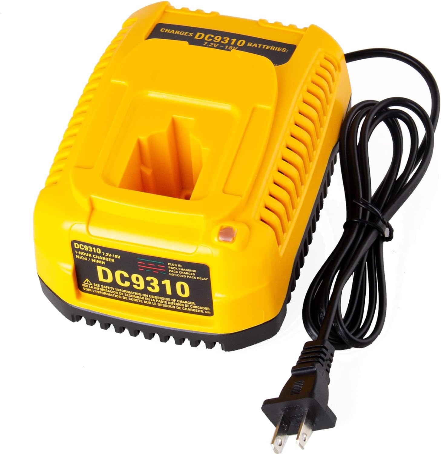 Amazon.com: JHYQX 18V XRP Battery Charger Compatible with DEWALT 7.2V-18V  NiCd NiMh Battery DC9096 DC9098 DC9099 DW9099 DW9072 DW9057 DW9091 DW9094  DC9071 DW9062 DC9091, DC9310, Yellow and Black : Automotive
