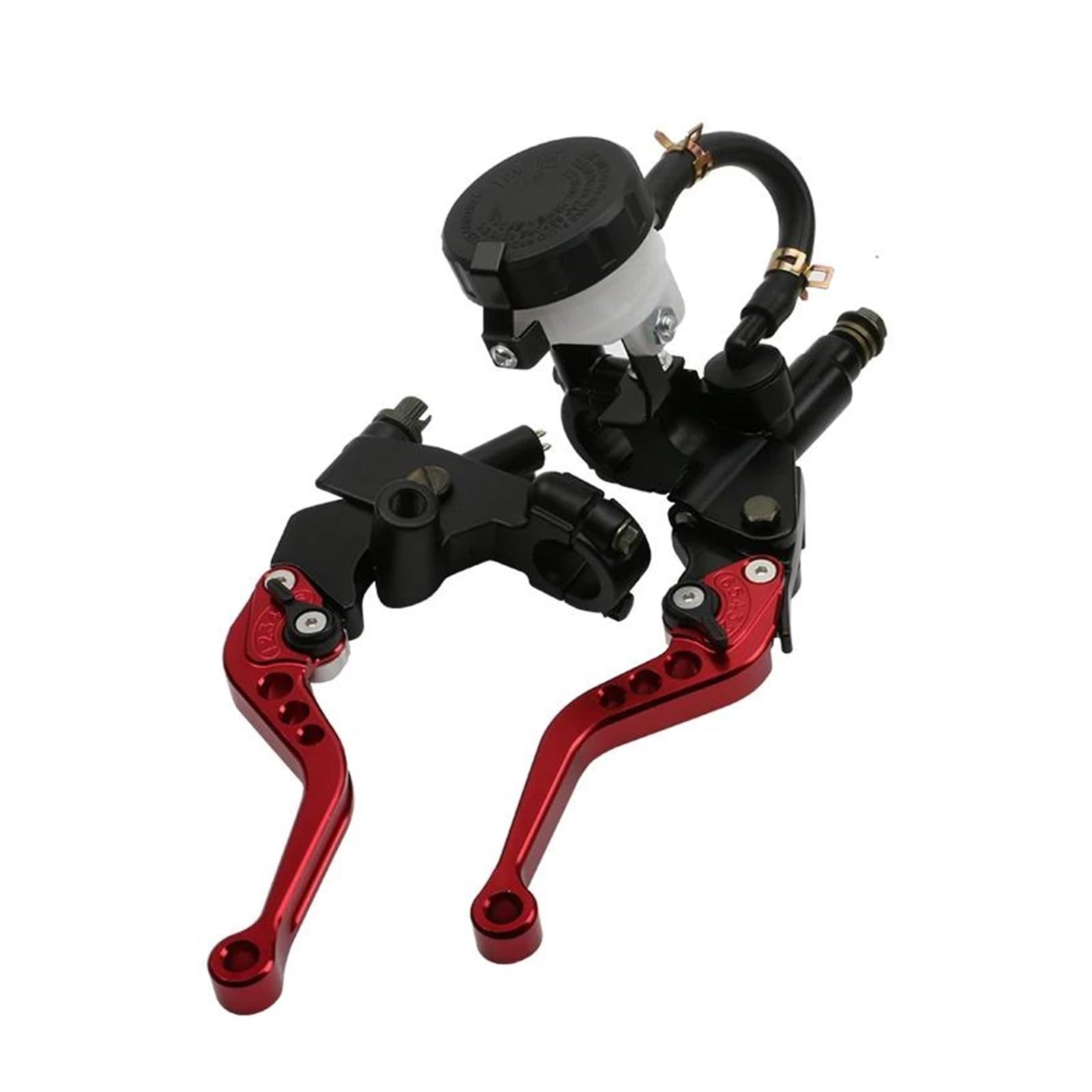 Motorbike Hand Levers Universal 7/8" 22mm CNC Aluminum Motorcyle Brake Clutch Pump Lever Hydraulic Master Cylinder Motorbike Clutch Lever(2)