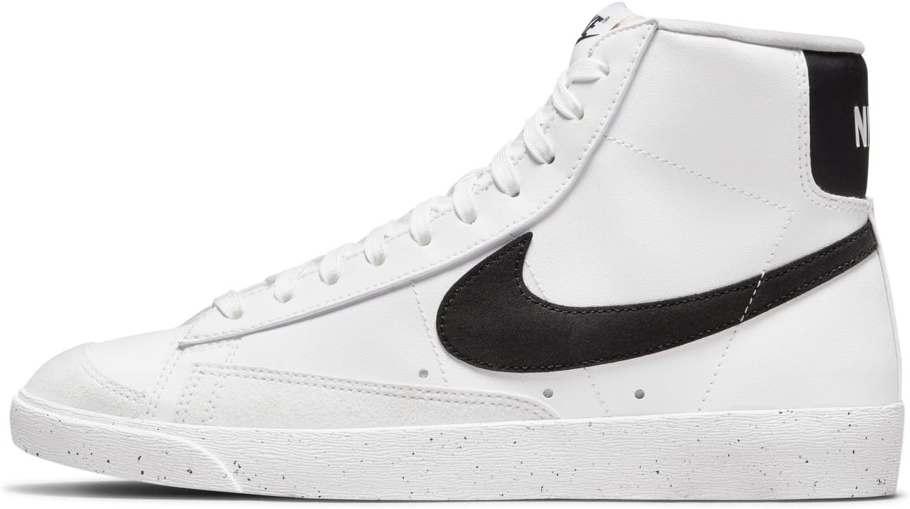 blazers nike black and white