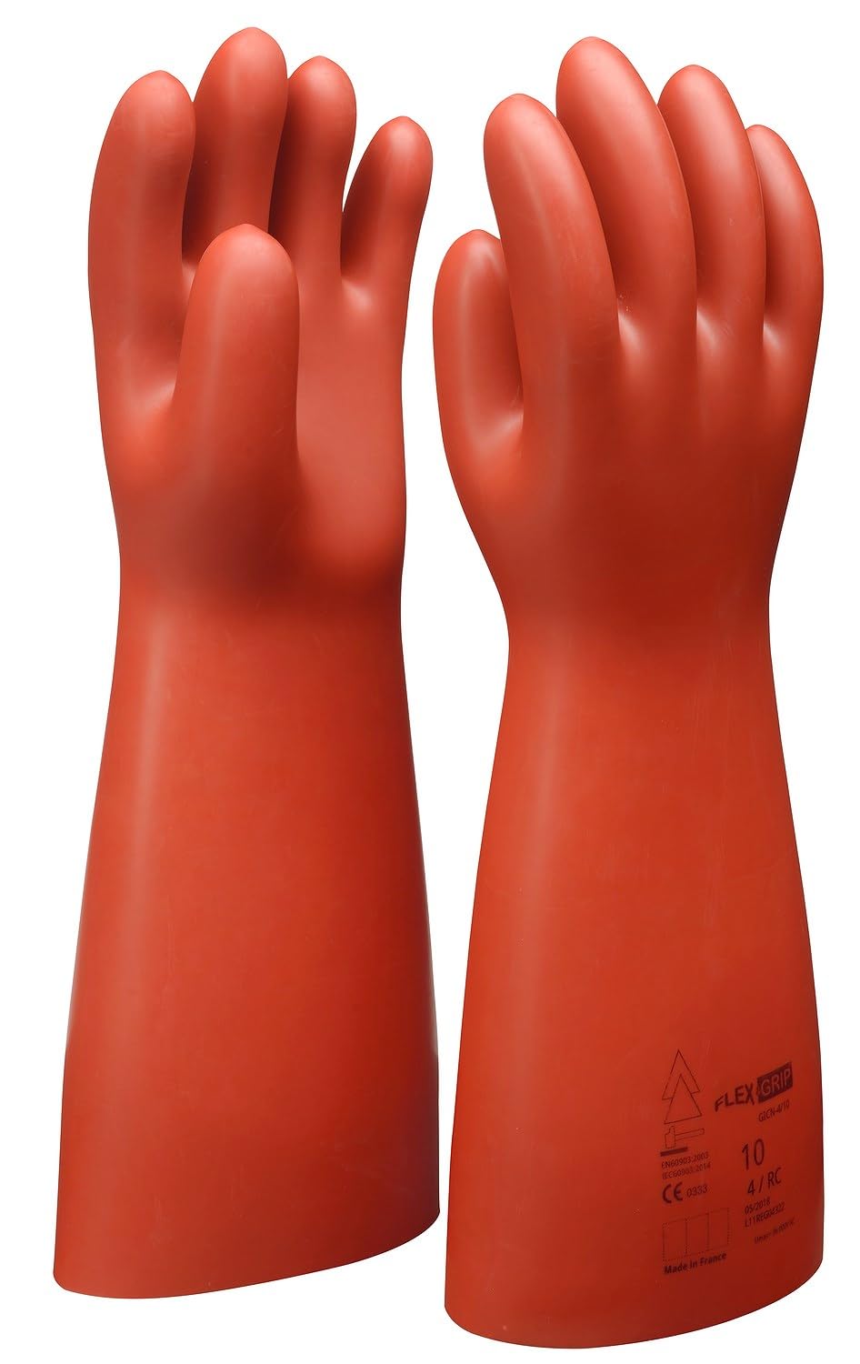 KS Tools 117.0067 Elektriker-Schutzhandschuh mit mechanischem Schutz | Größe 11 | Klasse 00 [500 V] | rot