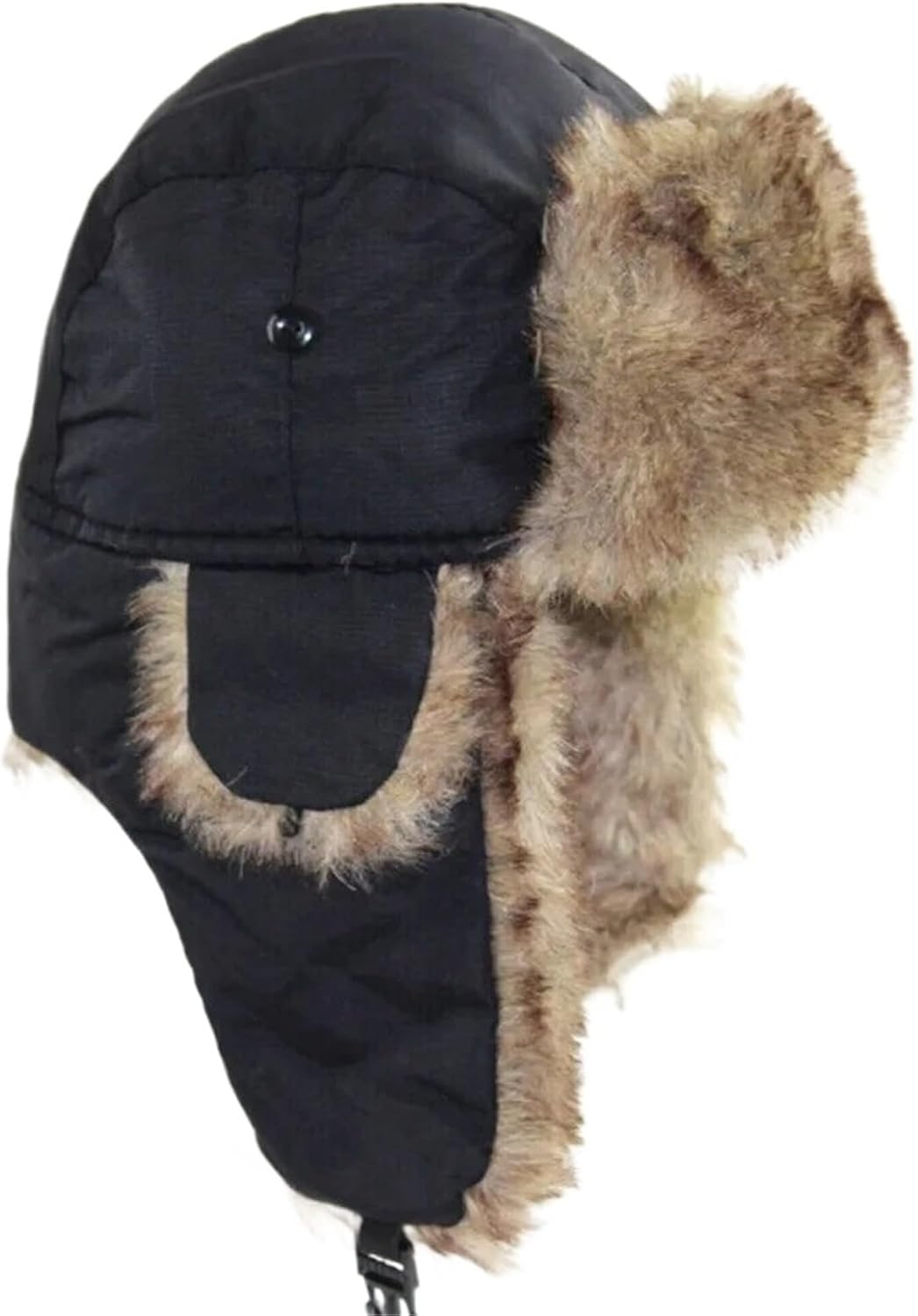 Men's Winter Trapper Aviator Hat, Waterproof Ski Cap with Ear Flaps & Soft Lining for Cold Weather Outdoor Use