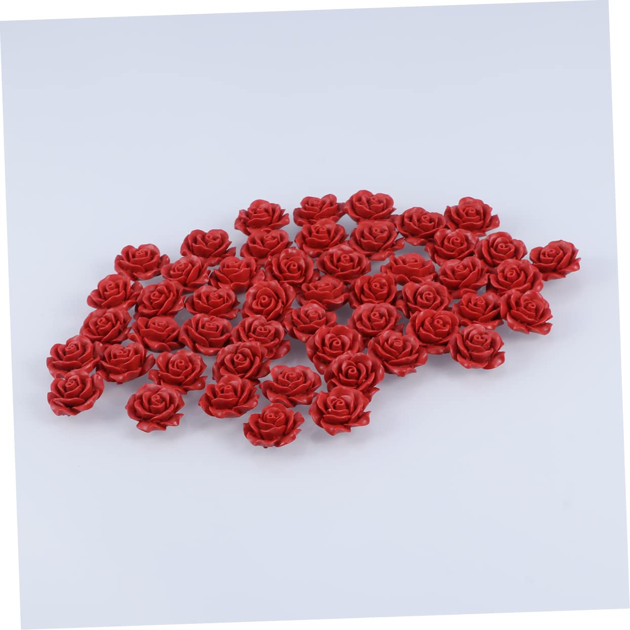 Lurrose 150pièces Perles De Rose Décoratives Fleurs Artisanales pour Bijoux Et Artisanat Accessoires Manuels pour Décoration De Maison Et Boutique