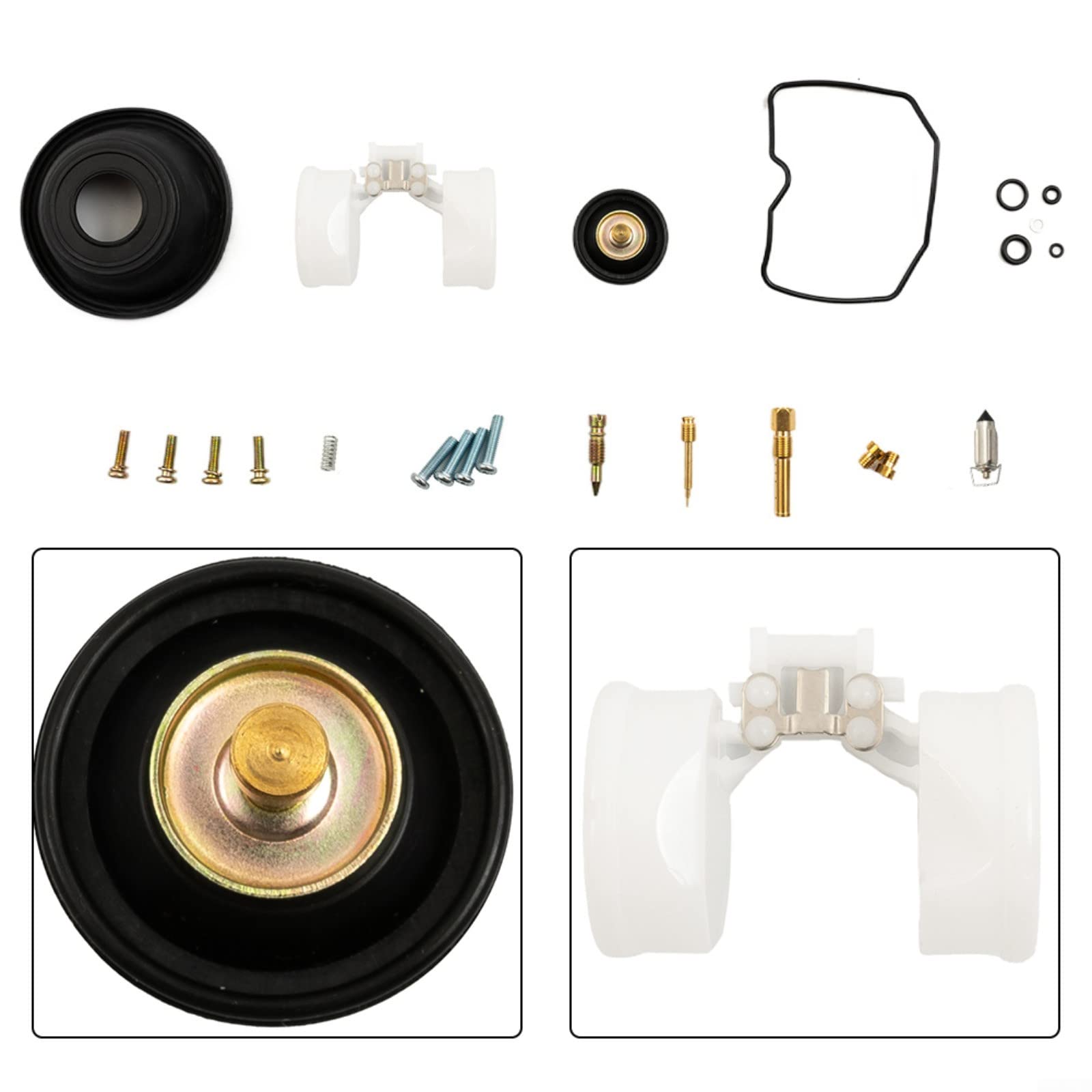 Kit Ricostruzione Carburatore Kawasaki KLR650 - 4 Set Completi Per Modelli 1987-2018