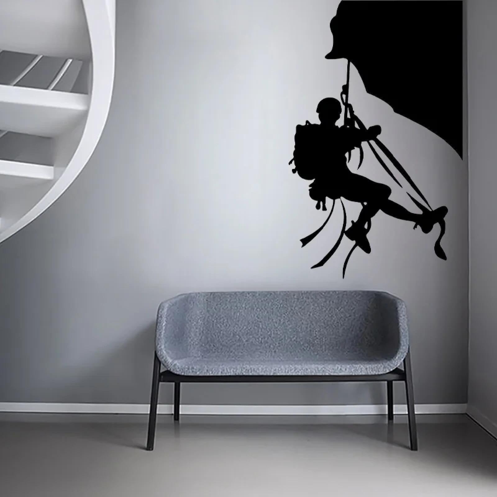 YOUOUSI Climber wall Stickers, Favorite Climbing wall Stickers, Extreme Sports, Children's Room, playroom, Home Decor, Club Art.