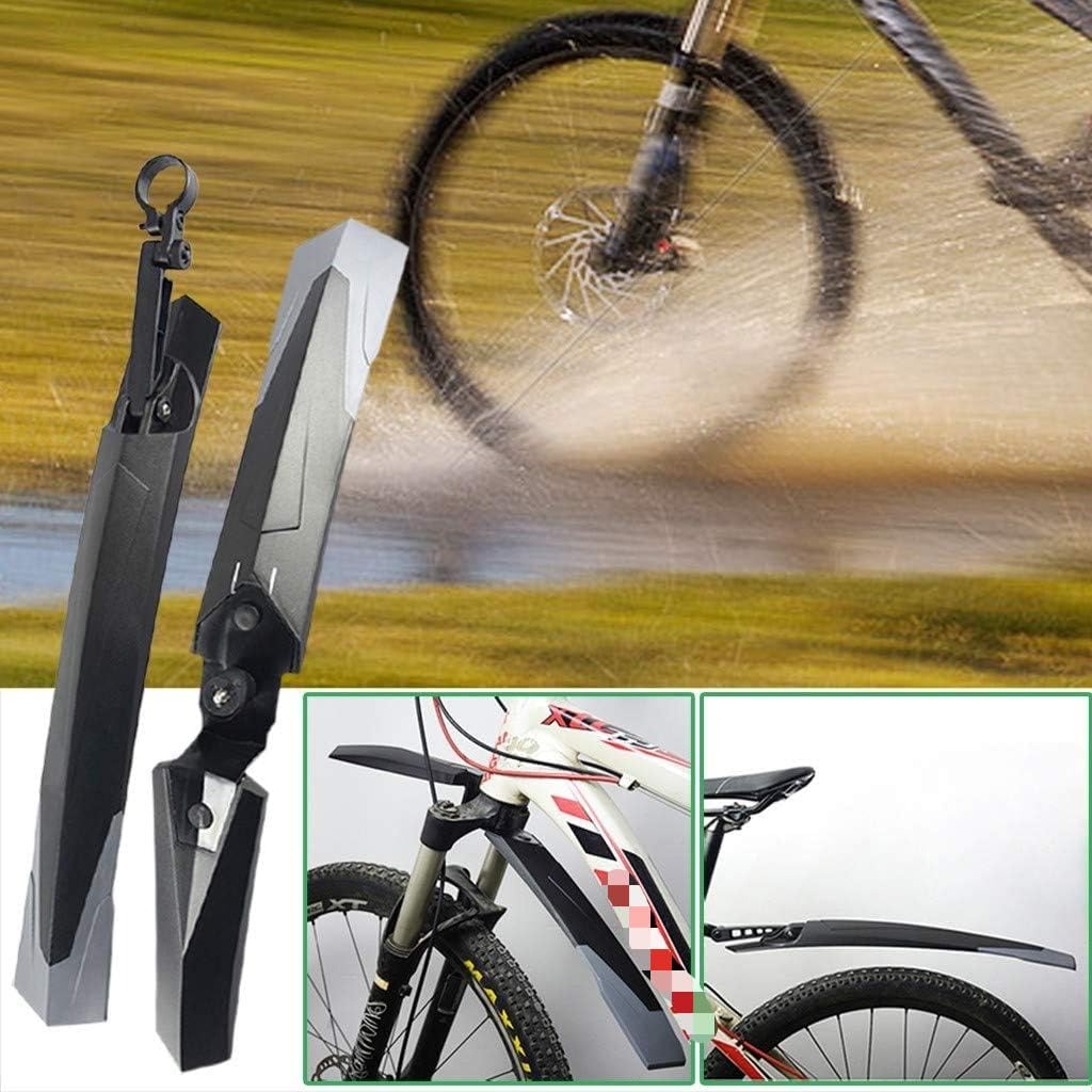 Garde-Boue de vélo, Garde-Boue de vélo, Garde-Boue de vélo électrique, Garde-Boue de vélo Garde-Boue de vélo Garde-Boue pour VTT de 20 à 26 Pouces Accessoires de vélo Pièces de vélo (Noir)