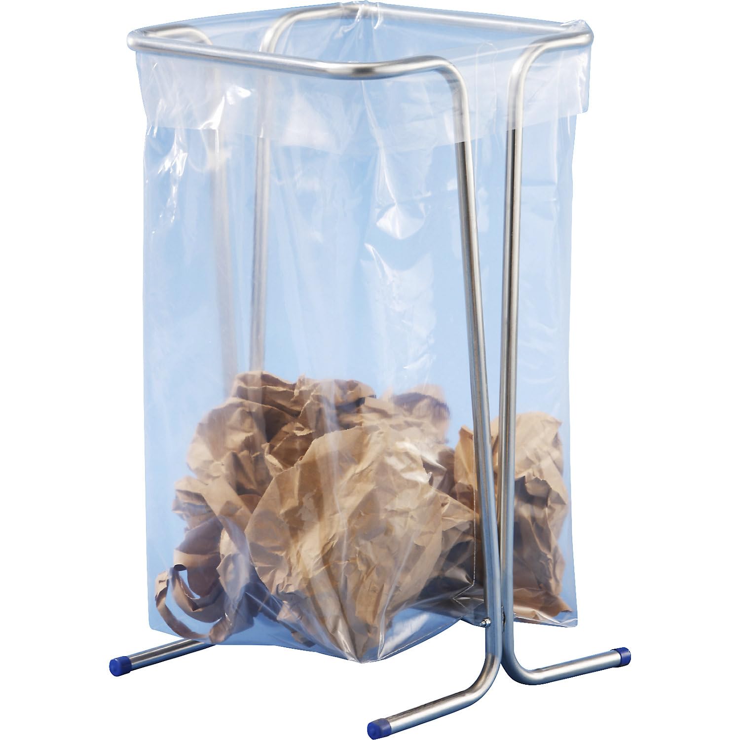Support sac poubelle fixe 100-110 litres -zingué Mottez B015CNM